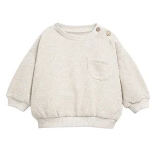 Felpa fibre riciclate bianca