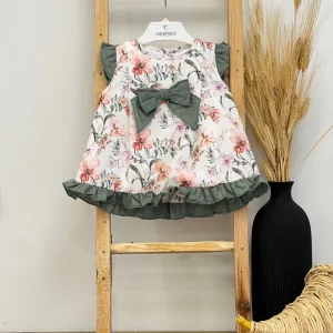 Abitino Bimba Cotone Calamaro 21216