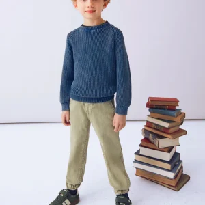 maglia bimbo tricot costine