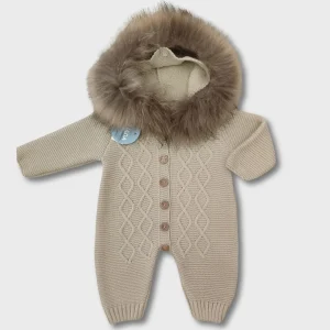 tutino neonato cappuccio pelliccia