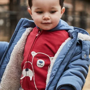 giubbino neonato felpa cappuccio