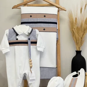 Set Neonato cotone Sartoria dei piccoli SET302T