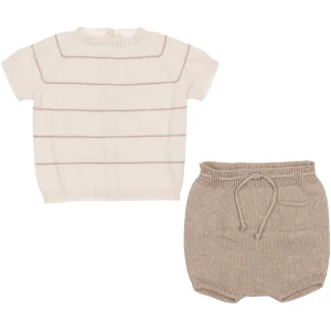 Maglia e Pantaloncini in Filo di Cotone