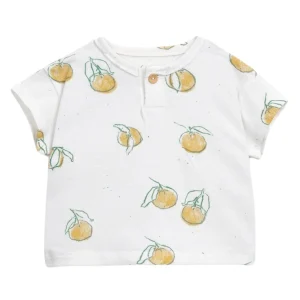 T-shirt stampa di arance