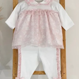 Completino Neonata cotone Sartoria dei piccoli LV008