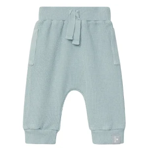 Pantaloni pull-up waffle