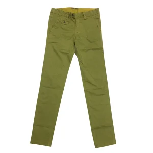 Pantalone VERDE OLIO MICROFANTASIA