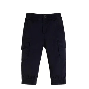 Guess pantalone cargo cotone nero bambino
