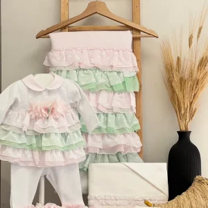 Set Neonata cotone Sartoria dei piccoli SET308V