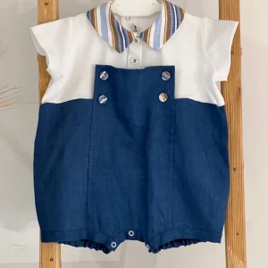 Pagliaccetto Neonato cotone Sartoria dei piccoli LP001