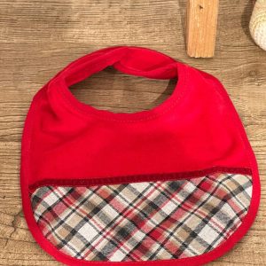 Bavetta Neonato/a Natale Baby Vip T8315