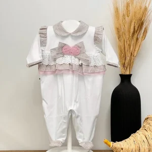 Tutina Neonata cotone Sartoria dei piccoli LT312